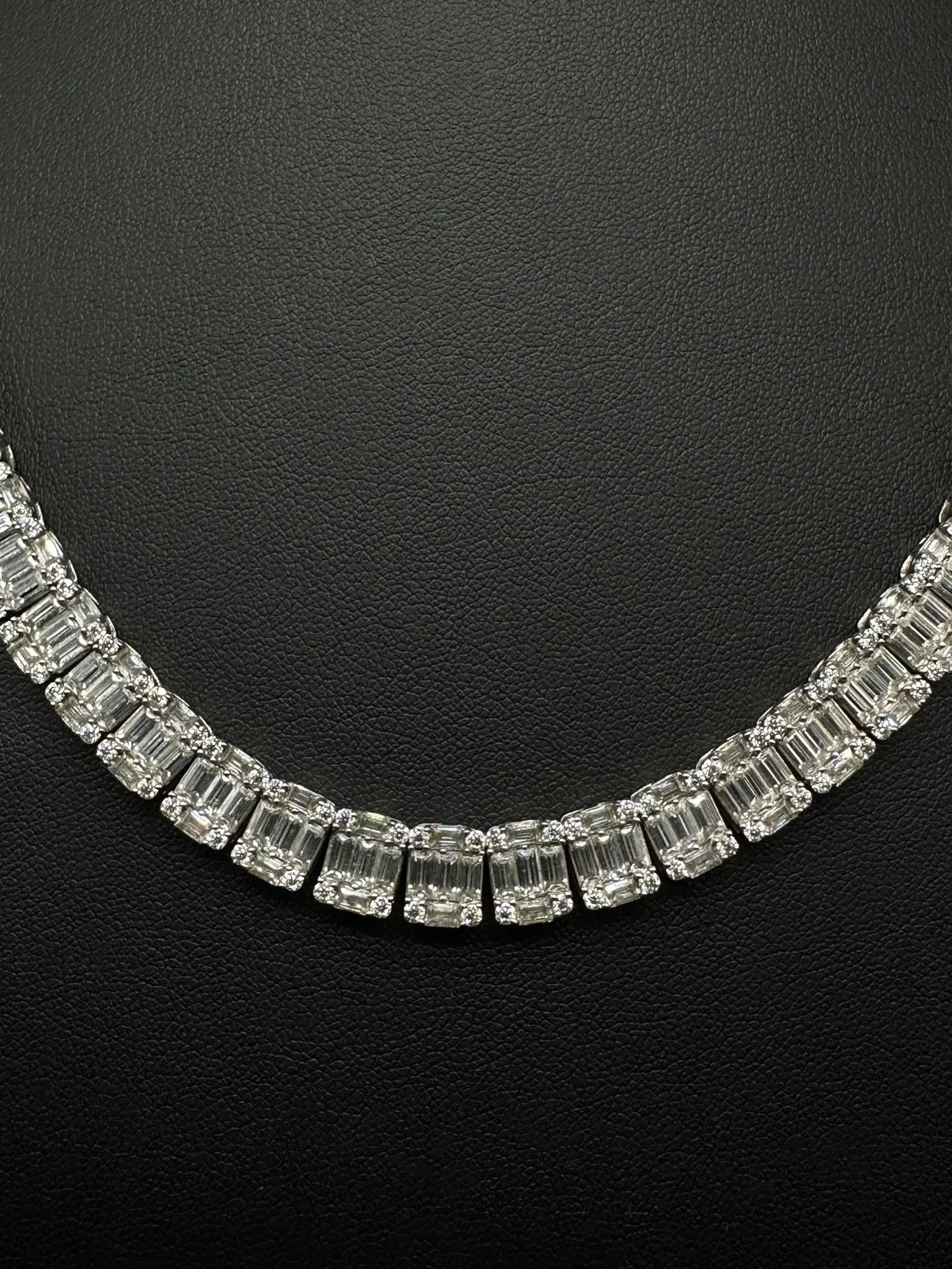 10mm Baguette Moissanite Tennis Chain (V2)