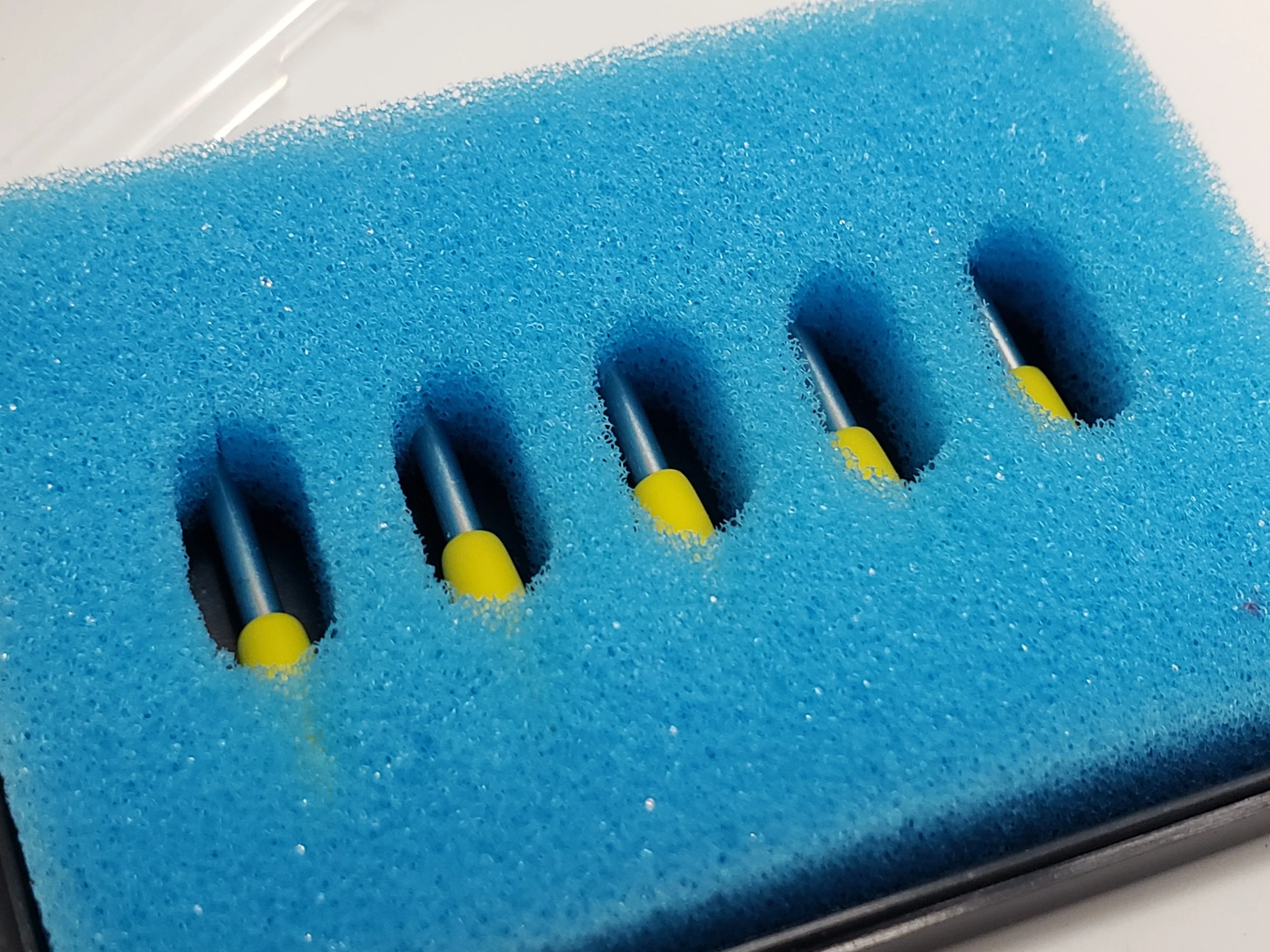 #202003090G Blade set, 25 DEGREE, Yellow-cap Blade 2.0mm diameter (5 pcs/pk)