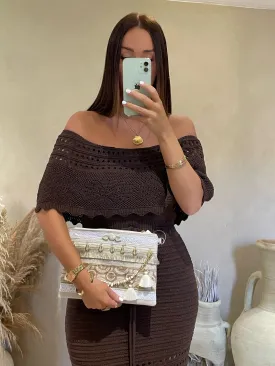 ALESSIA TASSLE CLUTCH BAG