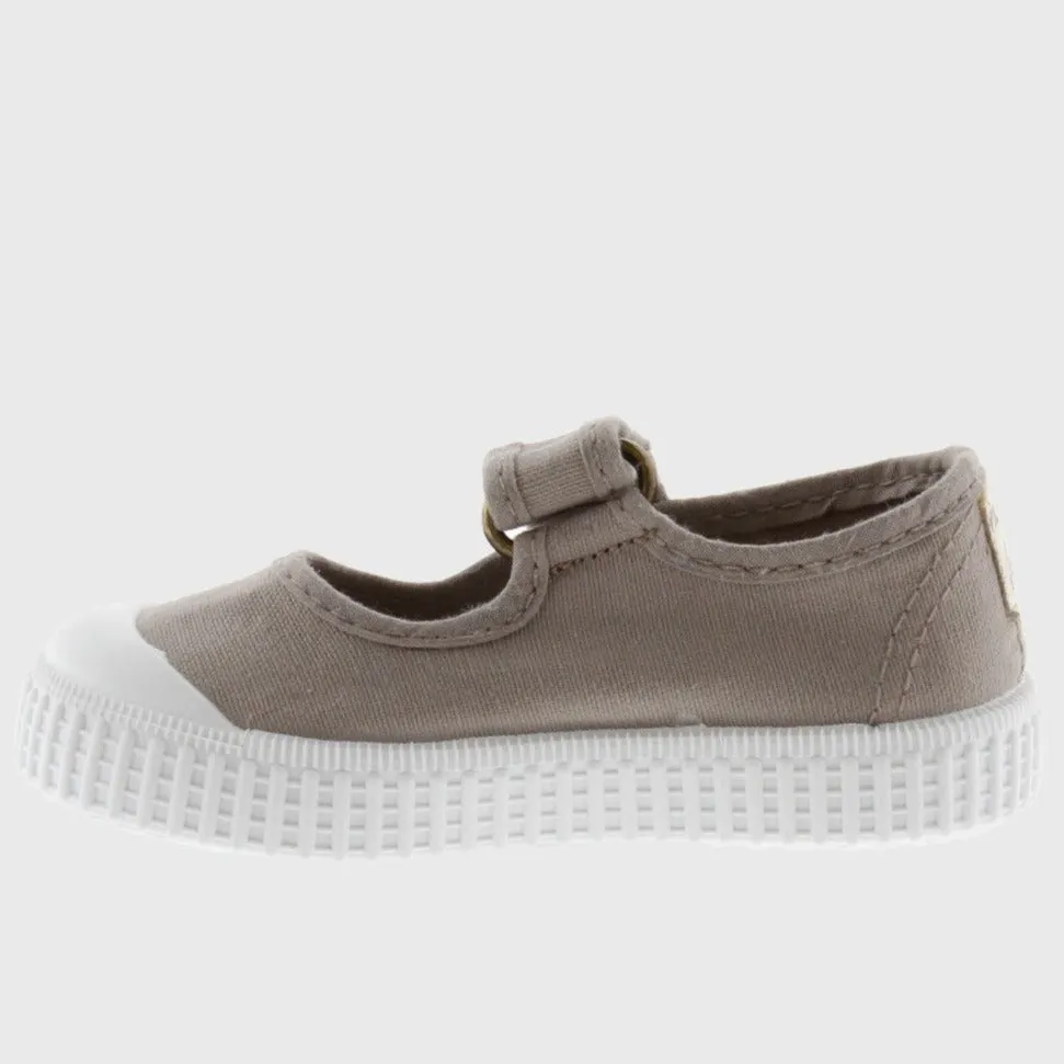 Beige Mary Jane Shoes