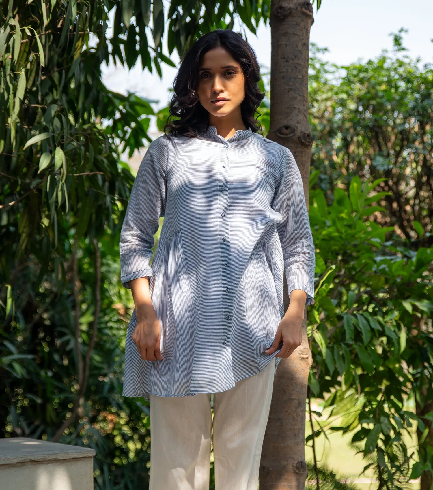 Blue Cotton Tunic