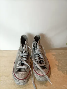 CONVERSE. Zapatillas grises efecto desgastado. T 39,5