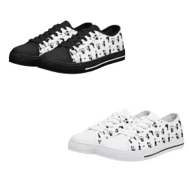 Kit Cat Womens Low Top Canvas Shoes