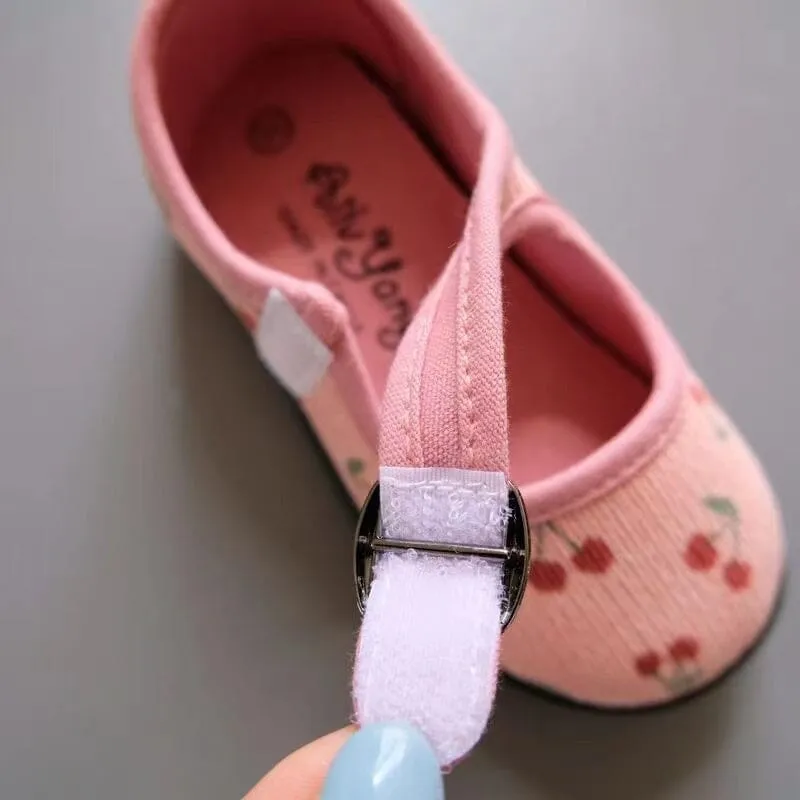 Mary Floral Corduroy Canvas Shoes