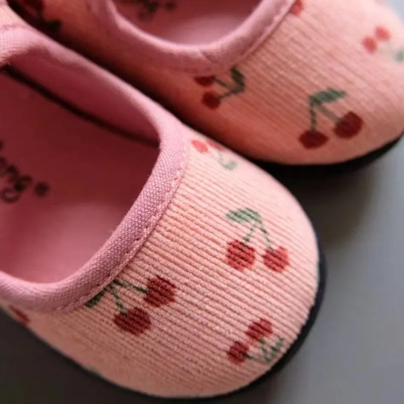 Mary Floral Corduroy Canvas Shoes
