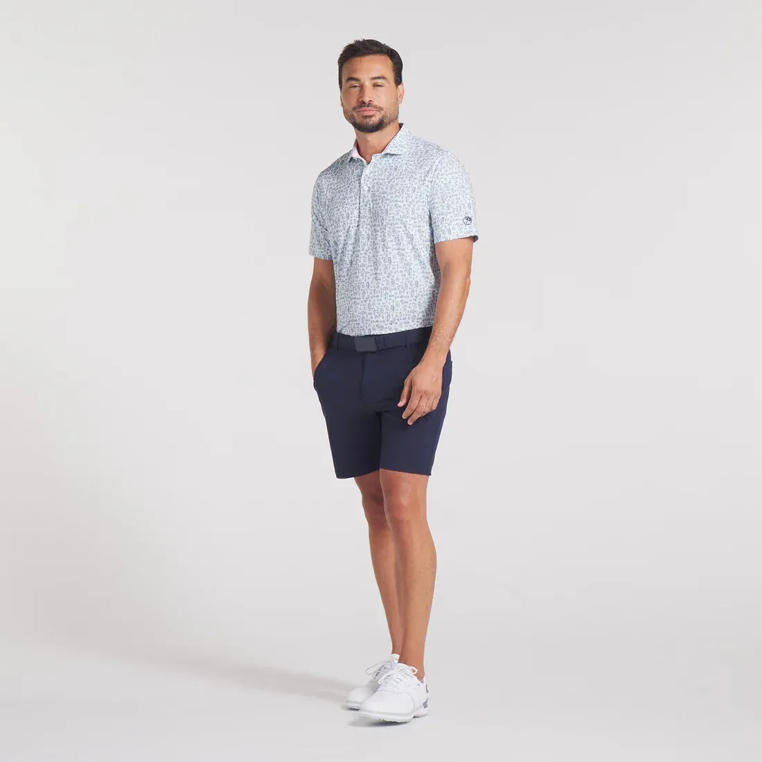 Puma Mens Peaceful Blue Puma X AP Sketch Polo